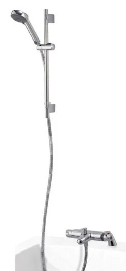 Aqualisa Midas 100 Bath Shower Mixer With Adjustable Head - Hp/Combi - Md100bsm