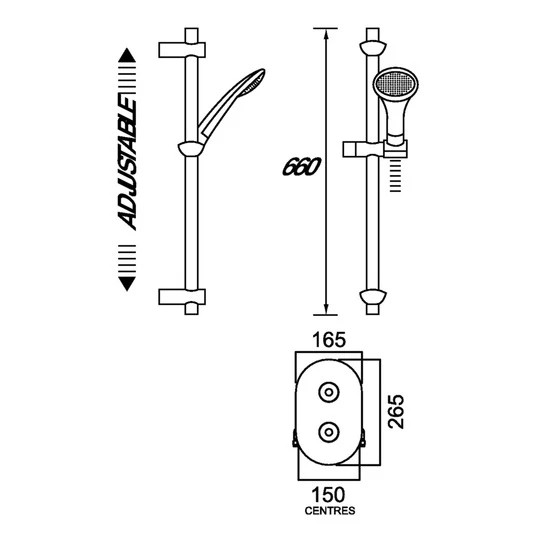 Bristan Artisan 3 Shcmt Chrome - Ar3 Shcmt C 4 Bristan Artisan 3 Shcmt Chrome - Ar3 Shcmt C - Image 2
