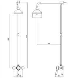 Bristan Colonial 2 Mixer Valve With Rigid Riser - KN2 SHXRR C 7 Bristan Colonial 2 Mixer Valve With Rigid Riser - KN2 SHXRR C -Purestream Shower Shop bristan colonial 2 mixer valve with rigid riser kn2 shxrr c 2