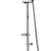 Bristan Rigid Riser With Rub Clean Rose Rub Cleand Handset & Body Jets Chrome Plated) KIT116 C