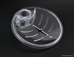 Bristan Soap Dish For 25mm Rails (Clear) - DISH SP 4140 217 SB TD