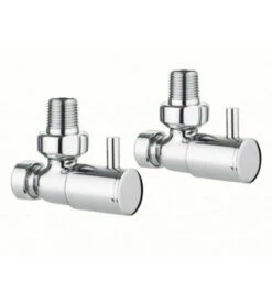 Bauhaus Crosswater Design Angle Wall Mounted Round Rad Valves - Radva1