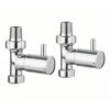 Crosswater Design Straight Round Rad Valves Chrome - Radvs1 1 Crosswater Design Straight Round Rad Valves Chrome - Radvs1 -Purestream Shower Shop crosswater design straight round rad valves chrome radvs1