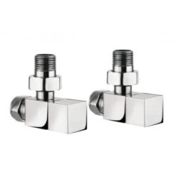 Crosswater Elite Angle Wall Mount Square Rad Valves - Radva2