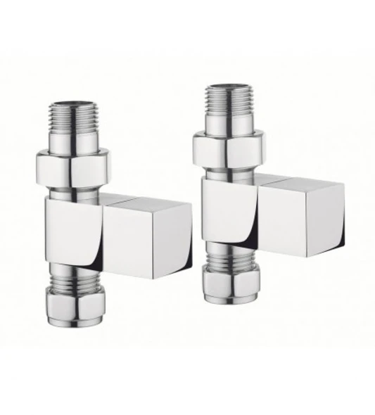 Bauhaus Crosswater Elite Square Straight Rad Valves Chrome - Radvs2 3 Bauhaus Crosswater Elite Square Straight Rad Valves Chrome - Radvs2