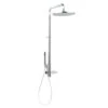 Crosswater Vertical Thermostatic Bar Shower Valve With Round Head (Chrome) - RM525WC -Purestream Shower Shop crosswater vertical thermostatic bar shower valve with round head chrome rm525wc