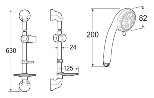 Deva Multi Function Shower Kit - Kitm03 4 Deva Multi Function Shower Kit - Kitm03 - Image 2