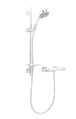 Deva Vision Thermostatic Bar Shower Valve With Signature Kit (Chrome) - VSN2BMEF