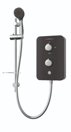 Gainsborough Slim Duo Electric Shower (Piano Black) 8.5kw - GSDPB85