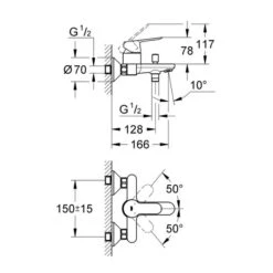 Best Seller -Purestream Shower Shop grohe bauedge single lever 1 2 bath shower mixer chrome 23334000 1