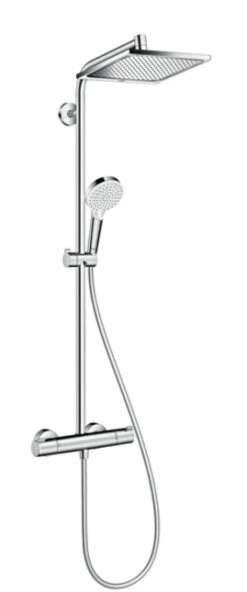 Hansgrohe Crometta E 240 1Jet Showerpipe Bar Mixer Shower - 27271000