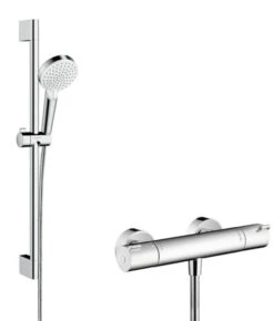 Hansgrohe Ecostat 1001Cl With Crometta 2Jet Vario Bar Mixer Shower - 27812400