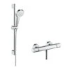 Hansgrohe Ecostat Comfort Combi Set 0.65M With Croma Select S Vario Hand Shower - 27013400 -Purestream Shower Shop hansgrohe ecostat comfort combi set 0 65m with croma select s vario hand shower 27013400