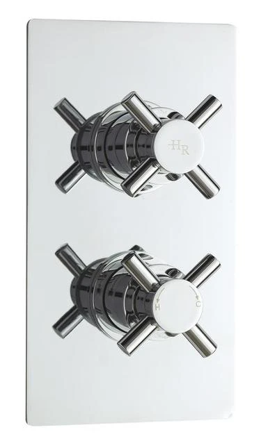 Hudson Reed Kristal Twin Conc Thermo Valve Div - Kri3207 3 Hudson Reed Kristal Twin Conc Thermo Valve Div - Kri3207