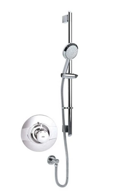 Inta Mood Contemporary Concealed Dual Control Thermostatic Shower Valve - 90015Cp 3 Inta Mood Contemporary Concealed Dual Control Thermostatic Shower Valve - 90015Cp