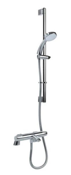 Inta Sulis Thermostatic Bath Shower Mixer With Deck Mounting Legs. -Purestream Shower Shop inta sulis thermostatic bath shower mixer with deck mounting legs