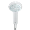 Mira Logic Handset White - 2.1605.177 -Purestream Shower Shop mira logic handset white 2 1605 177