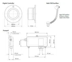 Mira Mode Bath Pumped - 1.1874.002 -Purestream Shower Shop mira mode bath pumped 1 1874 002 2