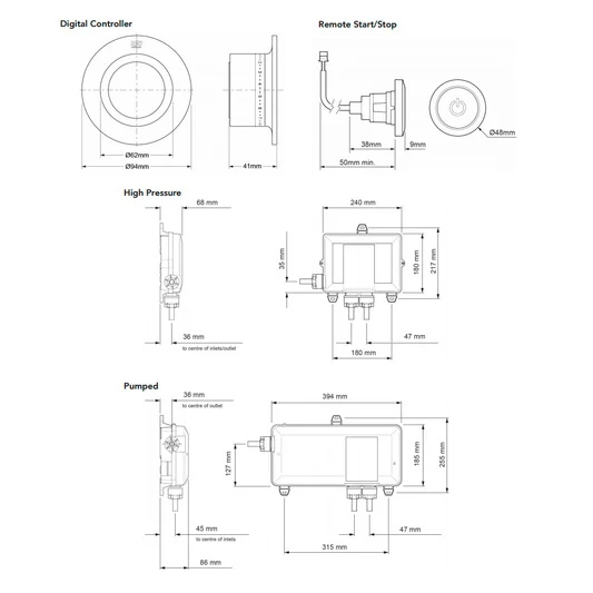 Mira Mode Digital Mixer Shower Pumped W/O Ftgs - 1.1874.014 4 Mira Mode Digital Mixer Shower Pumped W/O Ftgs - 1.1874.014 - Image 2