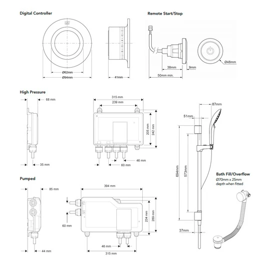Mira Mode Dual Bath/Shower Hp/Combi - 1.1874.011 8 Mira Mode Dual Bath/Shower Hp/Combi - 1.1874.011 - Image 6