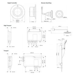 Mira Mode Dual Digital Mixer Shower Hp/Combi Rear Fed - 1.1874.005 11 Mira Mode Dual Digital Mixer Shower Hp/Combi Rear Fed - 1.1874.005 -Purestream Shower Shop mira mode dual digital mixer shower hp combi rear fed 1 1874 005 2