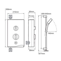 Mira Sport 9.0Kw Electric Shower White/Chrome - 1.1746.002 7 Mira Sport 9.0Kw Electric Shower White/Chrome - 1.1746.002 -Purestream Shower Shop mira sport 9 0kw electric shower white chrome 1 1746 002 1