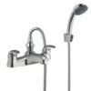 MX 3/4" Bath Shower Mixer With Shower Kit (Chrome) - RQE -Purestream Shower Shop mx 3 4 bath shower mixer with shower kit chrome rqe
