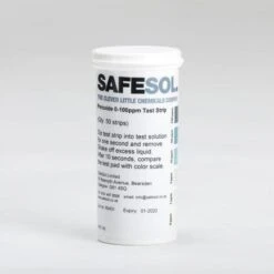 Safesol Test Strips That Measure 0-100ppm Peroxide (Qty 50) - TS50-0-100