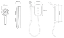 Aqualisa E - Motion Grey/Chrome 9.5Kw - MOGC95 -Purestream Shower Shop the shower doctor aqualisa aqualisa e motion grey chrome 9.5kw mogc95 1685017115Aqualisa E Motion Motion Grey Chrome 9.5Kw MOGC95 Motion Spec Sheet dimensions