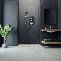 Aqualisa E - Motion Grey/Chrome 9.5Kw - MOGC95 -Purestream Shower Shop the shower doctor aqualisa aqualisa e motion grey chrome 9.5kw mogc95 1685017152Aqualisa E Motion Motion Grey Chrome 9.5Kw MOGC95 Image 1