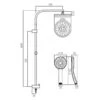 Vado Rigid Riser Kit-Round With Diverter -Purestream Shower Shop the shower doctor vado vado rigid riser kit round with diverter 1667479462VADO RIGID RISER KIT ROUND WITH DIV SPEC