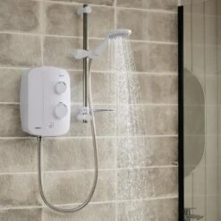 Triton AS2000SR Thermostatic Power Shower White/Chrome - TAS2000SR 9 Triton AS2000SR Thermostatic Power Shower White/Chrome - TAS2000SR -Purestream Shower Shop triton as2000sr thermostatic power shower white chrome tas2000sr 3