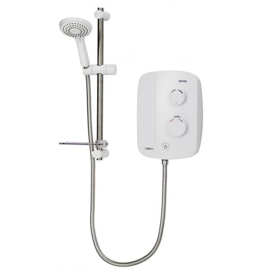 Triton AS2000SR Thermostatic Power Shower White/Chrome - TAS2000SR 4 Triton AS2000SR Thermostatic Power Shower White/Chrome - TAS2000SR - Image 2