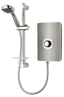 Triton Aspirante Electric Shower 9.5Kw Gun Metal - Asp09gunmtl