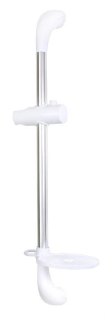 Triton Connor Shower Rail Kit (White/Chrome) - Tskconnwc