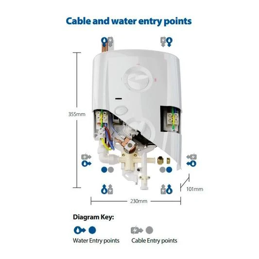 Triton T80 Pro-Fit Electric Shower 9.5Kw - Sp8009pf 5 Triton T80 Pro-Fit Electric Shower 9.5Kw - Sp8009pf - Image 3