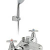 Vado Bath Shower Mixer Deck Mounted With Shower Kit - Cross Handle - AST-230/CD+K-C/P -Purestream Shower Shop vado bath shower mixer deck mounted with shower kit cross handle ast 230 cd k c p 1