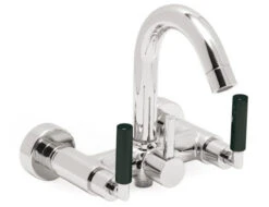 Vado Exposed Bath Shower Mixer Wall Mounted Without Shower Kit With Chrome Handles - NUA-123-C/P