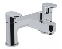 Vado Life 2 Hole Bath Shower Mixer Deck Mounted Without Shower Kit: Chrome - Lif-130-C/P