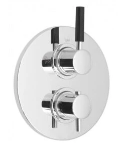 Vado Nuance 2-Way Wall Mounted Concealed Valve (Black Handle)