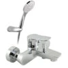 Vado Photon Exposed Bath Shower Mixer Single Lever Wall Mounted With Shower Kit: Chrome - Pho-123+K-C/P -Purestream Shower Shop vado photon exposed bath shower mixer single lever wall mounted with shower kit chrome pho 123 k c p 1