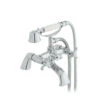 Vado Victoriana Deck Mounted Bath Shower Mixer - Chrome - Ax-Vic-131/S/Cd-Cp -Purestream Shower Shop vado victoriana deck mounted bath shower mixer chrome ax vic 131 s cd cp